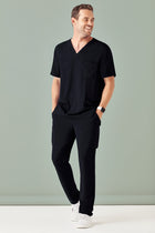 Wholesale CST945MS BizCollection Mens Avery V-Neck Scrub Top Printed or Blank