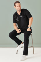 Wholesale CST945MS BizCollection Mens Avery V-Neck Scrub Top Printed or Blank