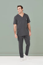 Wholesale CST945MS BizCollection Mens Avery V-Neck Scrub Top Printed or Blank