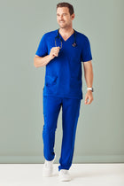 Wholesale CST945MS BizCollection Mens Avery V-Neck Scrub Top Printed or Blank