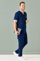 Wholesale CST945MS BizCollection Mens Avery V-Neck Scrub Top Printed or Blank