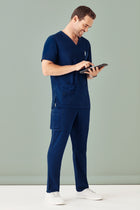 Wholesale CST945MS BizCollection Mens Avery V-Neck Scrub Top Printed or Blank