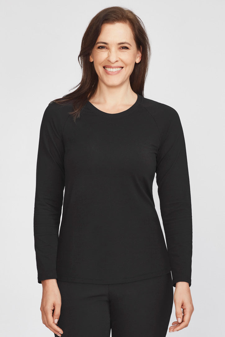 Load image into Gallery viewer, CT247LL BizCare Performance Womens Cotton Long Sleeve Tee
