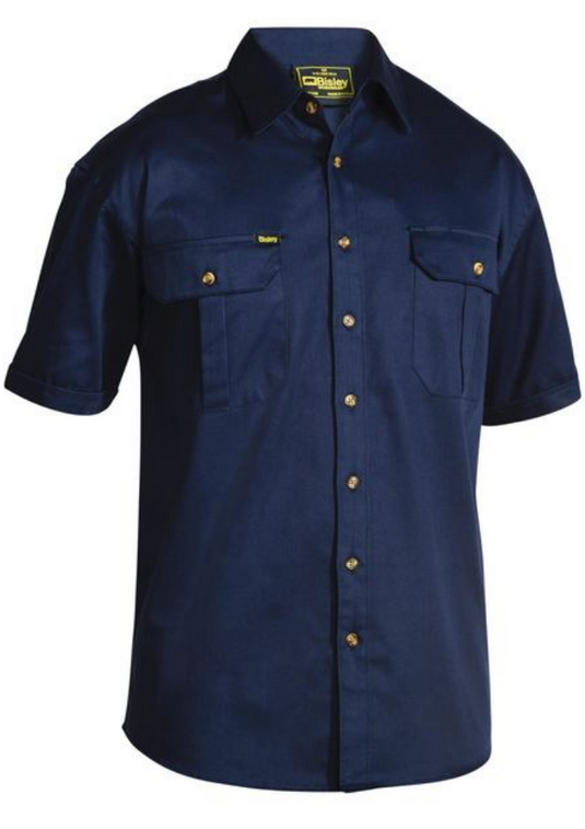 BS1433 Bisley Original Cotton Drill Shirt Short Sleeve -Seconds