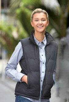 Wholesale V825 CF Alpine Womens Puffer Vest Printed or Blank