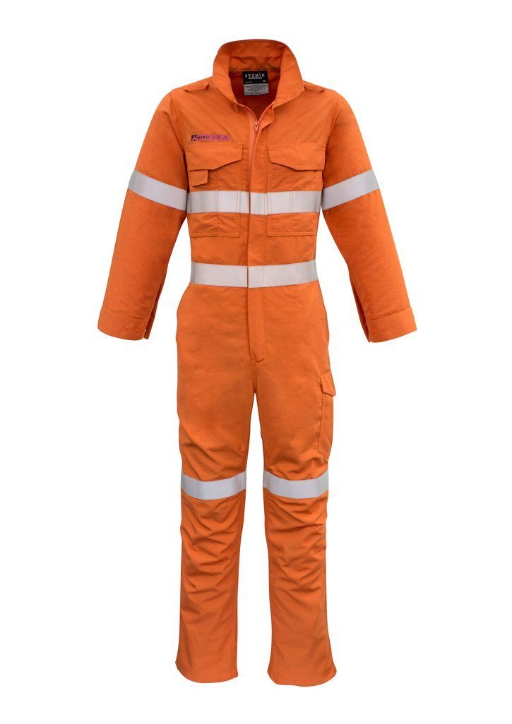 Load image into Gallery viewer, Wholesale ZC517 Hooped Taped Fire Resistant Overalls Printed or Blank
