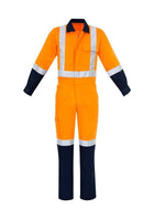 Wholesale ZC606 Orange Hi Vis Overalls Printed or Blank