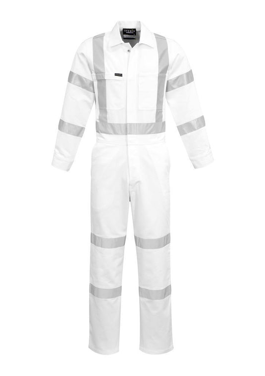 Wholesale ZC620 Reflective White Overalls Printed or Blank