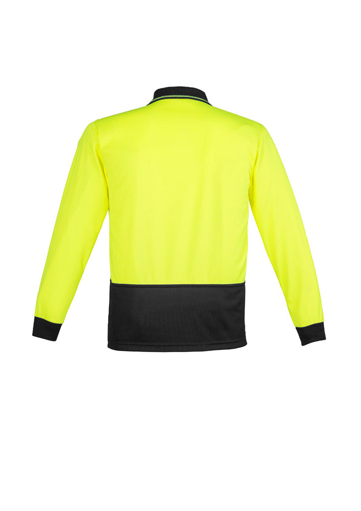 Load image into Gallery viewer, Wholesale ZH232 Hi Vis Basic Spliced Long Sleeve Polo Printed or Blank
