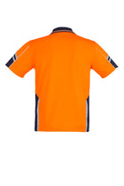 Wholesale ZH237 Syzmik Hi Vis Short Sleeve Squad Polo Printed or Blank