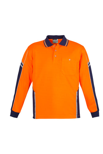Wholesale ZH238 Hi Vis L/S Squad Polo Printed or Blank