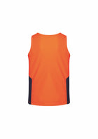 Wholesale ZH239 Unisex Hi Vis Squad Singlet Printed or Blank