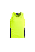Wholesale ZH239 Unisex Hi Vis Squad Singlet Printed or Blank