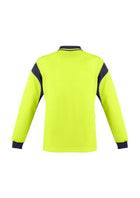 Wholesale ZH249 Hi Vis Long Sleeve Aztec Polo Printed or Blank