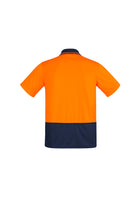 Wholesale ZH415 Syzmik Mens Comfort Back Fluro Polo Shirts Printed or Blank
