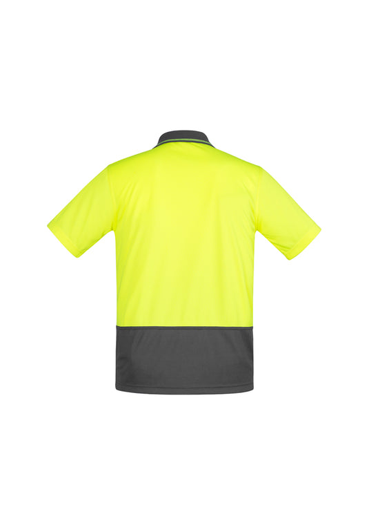 Wholesale ZH415 Syzmik Mens Comfort Back Fluro Polo Shirts Printed or Blank