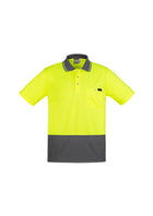 Wholesale ZH415 Syzmik Mens Comfort Back Fluro Polo Shirts Printed or Blank