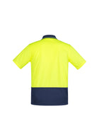 Wholesale ZH415 Syzmik Mens Comfort Back Fluro Polo Shirts Printed or Blank