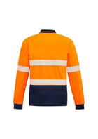 Wholesale ZH530 Unisex Hi Vis Long Sleeve Polo Shirt Printed or Blank