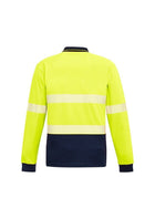 Wholesale ZH530 Unisex Hi Vis Long Sleeve Polo Shirt Printed or Blank