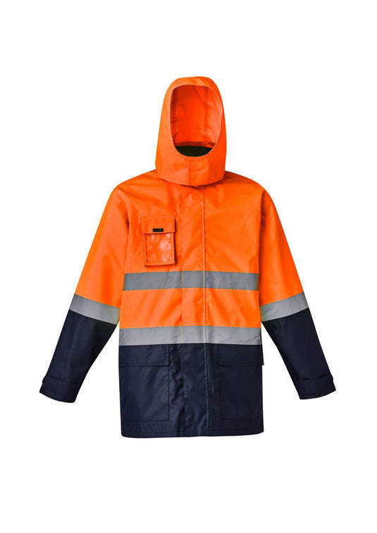 Wholesale ZJ220 Mens Hi Vis Basic 4 in 1 Waterproof Jacket Printed or Blank