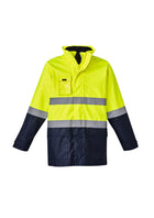 Wholesale ZJ220 Mens Hi Vis Basic 4 in 1 Waterproof Jacket Printed or Blank