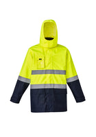 Wholesale ZJ220 Mens Hi Vis Basic 4 in 1 Waterproof Jacket Printed or Blank