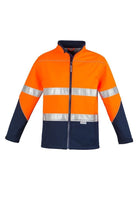 Wholesale ZJ353 Unisex Hi Vis Soft Shell Jacket Printed or Blank