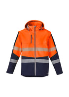 Wholesale ZJ453 Unisex 2 in 1 Stretch Softshell Taped Jacket Printed or Blank