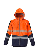 Wholesale ZJ453 Unisex 2 in 1 Stretch Softshell Taped Jacket Printed or Blank