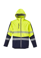 Wholesale ZJ453 Unisex 2 in 1 Stretch Softshell Taped Jacket Printed or Blank