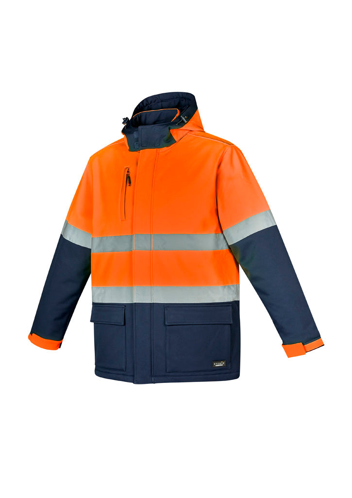 Wholesale ZJ553 Unisex Hi Vis Antarctic Softshell Taped Jacket Printed or Blank