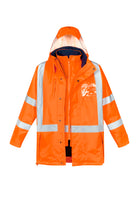 Wholesale ZJ616 Syzmik Mens TTMC-W17 Hi Vis X Back 4 In 1 Waterproof Jacket Printed or Blank