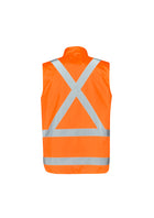 Wholesale ZJ616 Syzmik Mens TTMC-W17 Hi Vis X Back 4 In 1 Waterproof Jacket Printed or Blank