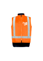 Wholesale ZJ616 Syzmik Mens TTMC-W17 Hi Vis X Back 4 In 1 Waterproof Jacket Printed or Blank