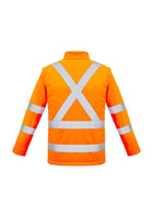 Wholesale ZJ680 Hi Vis X Back 2 In 1 Soft Shell Rain Jacket Printed or Blank