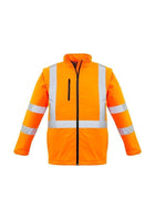 Wholesale ZJ680 Hi Vis X Back 2 In 1 Soft Shell Rain Jacket Printed or Blank