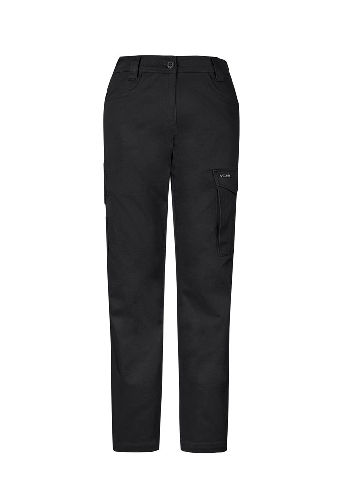 Wholesale ZP730 Syzmik Womens Essential Basic Stretch Cargo Pant Printed or Blank