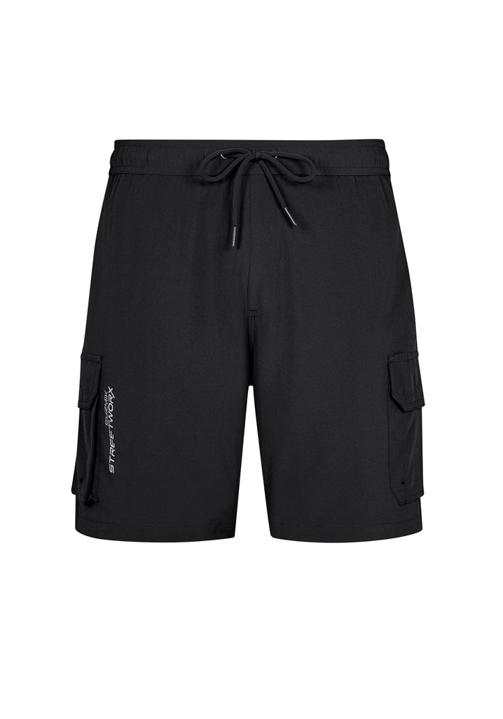 Wholesale ZS240 Mens Work Board Shorts Printed or Blank