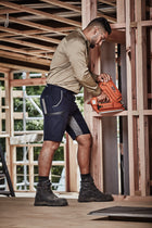Wholesale ZS340 Streetworx Stretch Work Shorts Printed or Blank