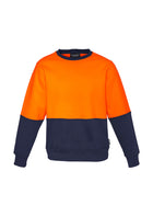 Wholesale ZT475 Unisex Hi Vis Crew Sweatshirt Printed or Blank