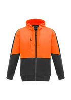 Wholesale ZT485 Syzmik Unisex Hi Vis Full Zip Hoodie Printed or Blank