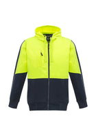 Wholesale ZT485 Syzmik Unisex Hi Vis Full Zip Hoodie Printed or Blank