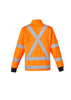 Wholesale ZT660 Unisex Hi Vis X Back Rail Jumper Printed or Blank