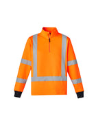 Wholesale ZT660 Unisex Hi Vis X Back Rail Jumper Printed or Blank