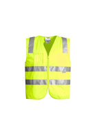 Wholesale ZV998 Hi Vis Zip Vest Printed or Blank