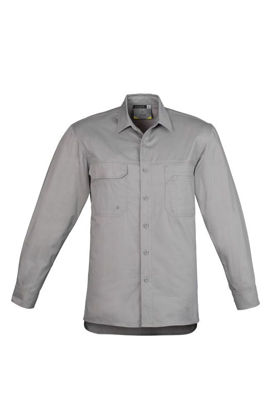 Wholesale ZW121 Lightweight Tradie Shirt - Long Sleeve Printed or Blank