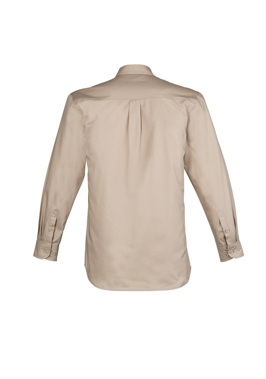 Wholesale ZW121 Lightweight Tradie Shirt - Long Sleeve Printed or Blank