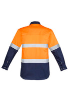 Wholesale ZW123 Hi Vis Spliced Industrial Shirt - Hoop Taped Printed or Blank