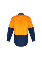 Wholesale ZW128 Syzmik Rugged Cooling Hi Vis Spliced Long Sleeve Shirt Printed or Blank
